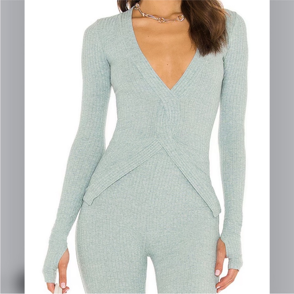 Alix NYC Inez Top in Lagoon